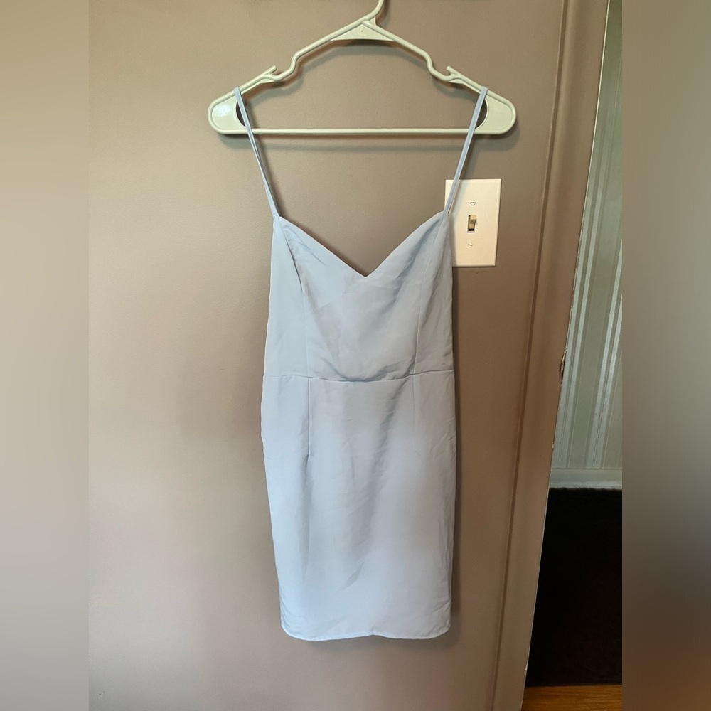 Hello Molly Blue Mini Dress - Picture 3 of 6